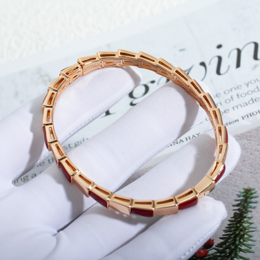 [Rose Jewelrys]SERPENTI BRACELET PINK GOLD RUBELLITE