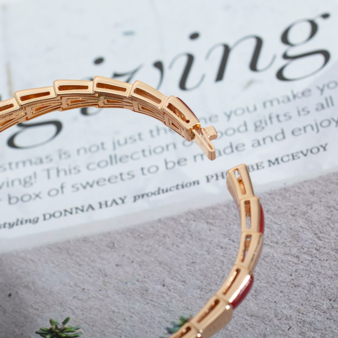 [Rose Jewelrys]SERPENTI BRACELET PINK GOLD RUBELLITE