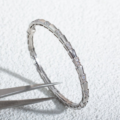 [Rose Jewelrys]SERPENTI BRACELET SILVER DIAMOND