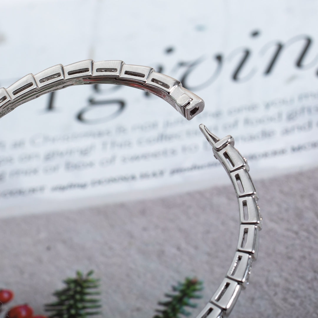 [Rose Jewelrys]SERPENTI BRACELET SILVER DIAMOND