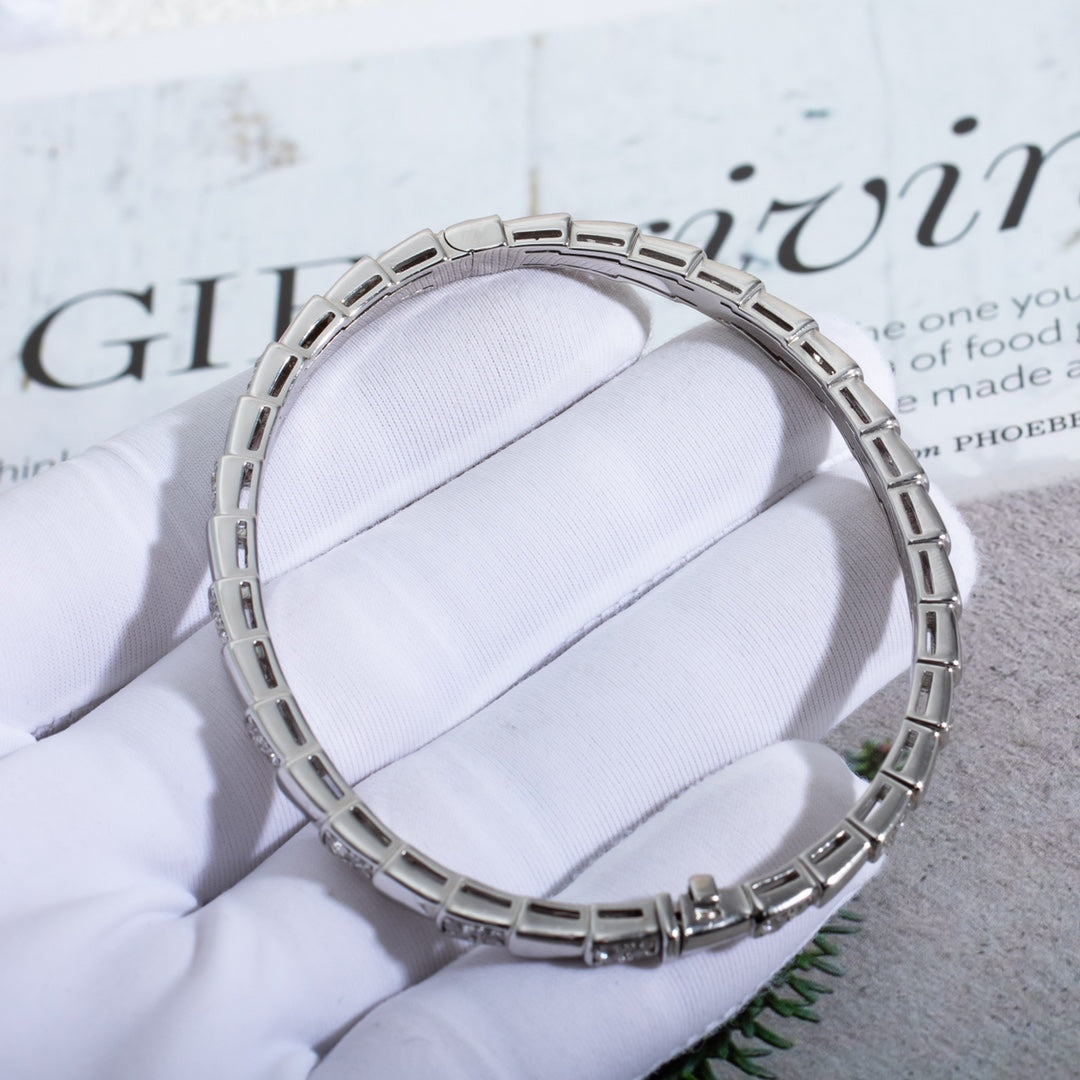 [Rose Jewelrys]SERPENTI BRACELET SILVER DIAMOND