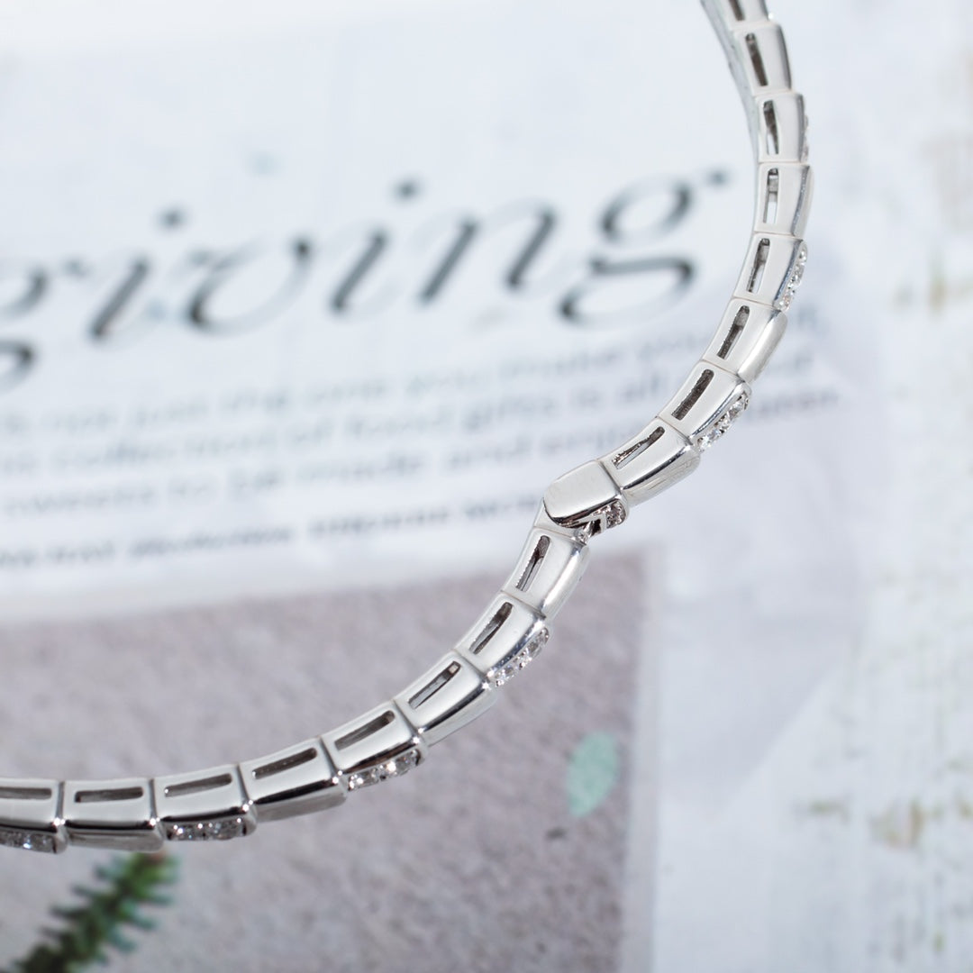 [Rose Jewelrys]SERPENTI BRACELET SILVER DIAMOND