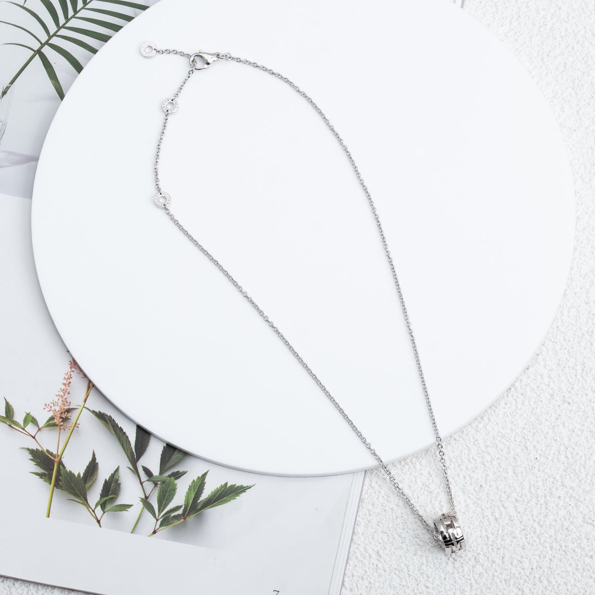 [Rose Jewelrys]PARENTESI NECKLACE SILVER