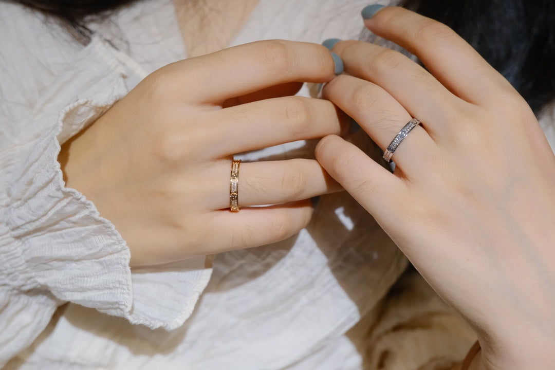 [Rose Jewelrys]LOVE RING 2.65MM DIAMOND