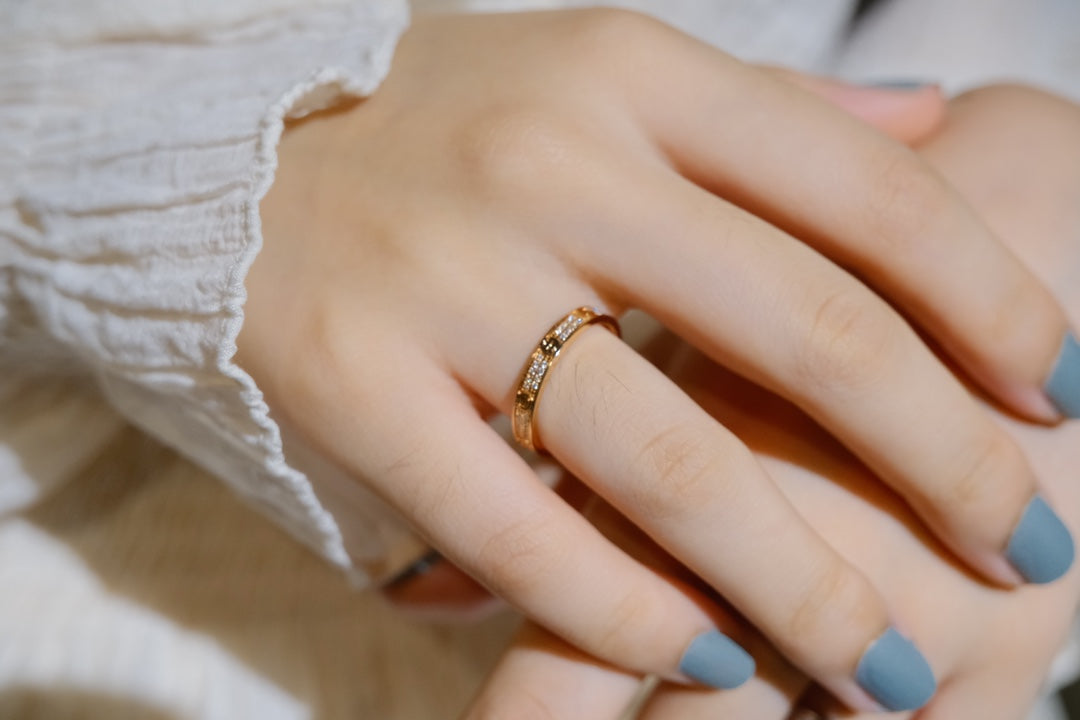 [Rose Jewelrys]LOVE RING 2.65MM DIAMOND