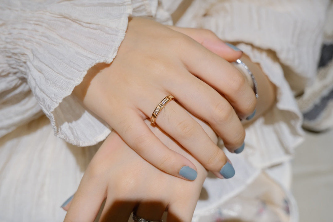 [Rose Jewelrys]LOVE RING 2.65MM DIAMOND