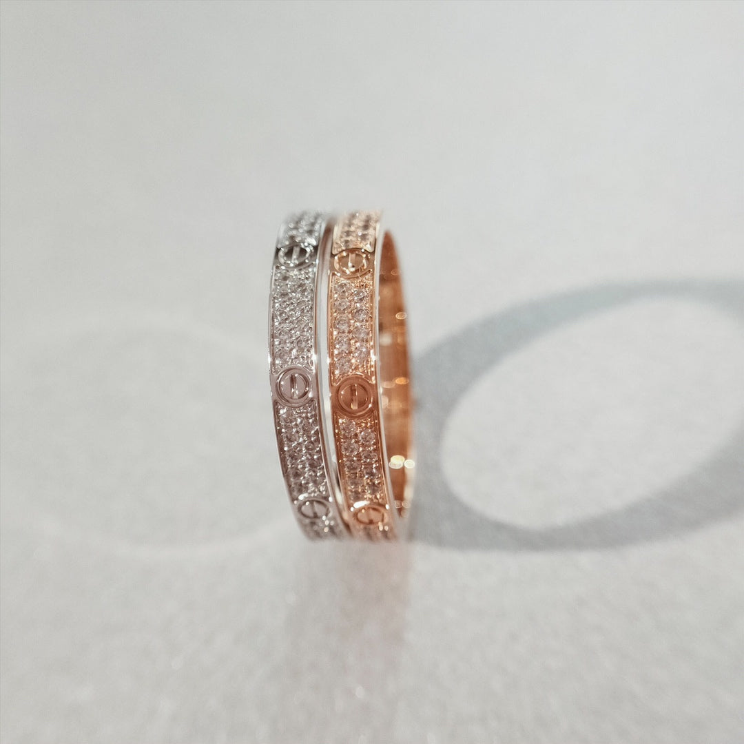 [Rose Jewelrys]LOVE RING 2.65MM DIAMOND