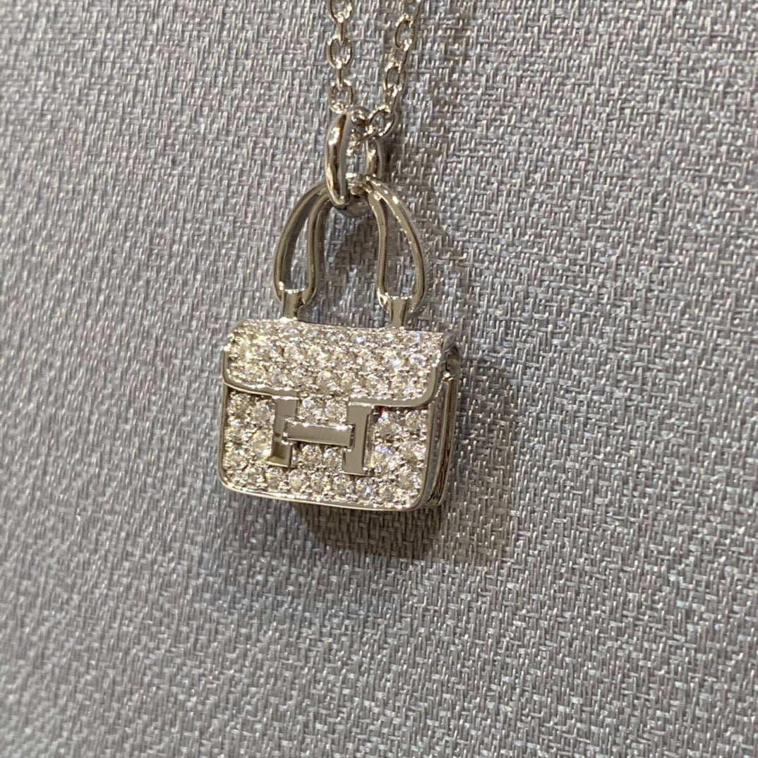 [Rose Jewelrys]CONSTANCE PEDANT DIAMOND NECKLACE