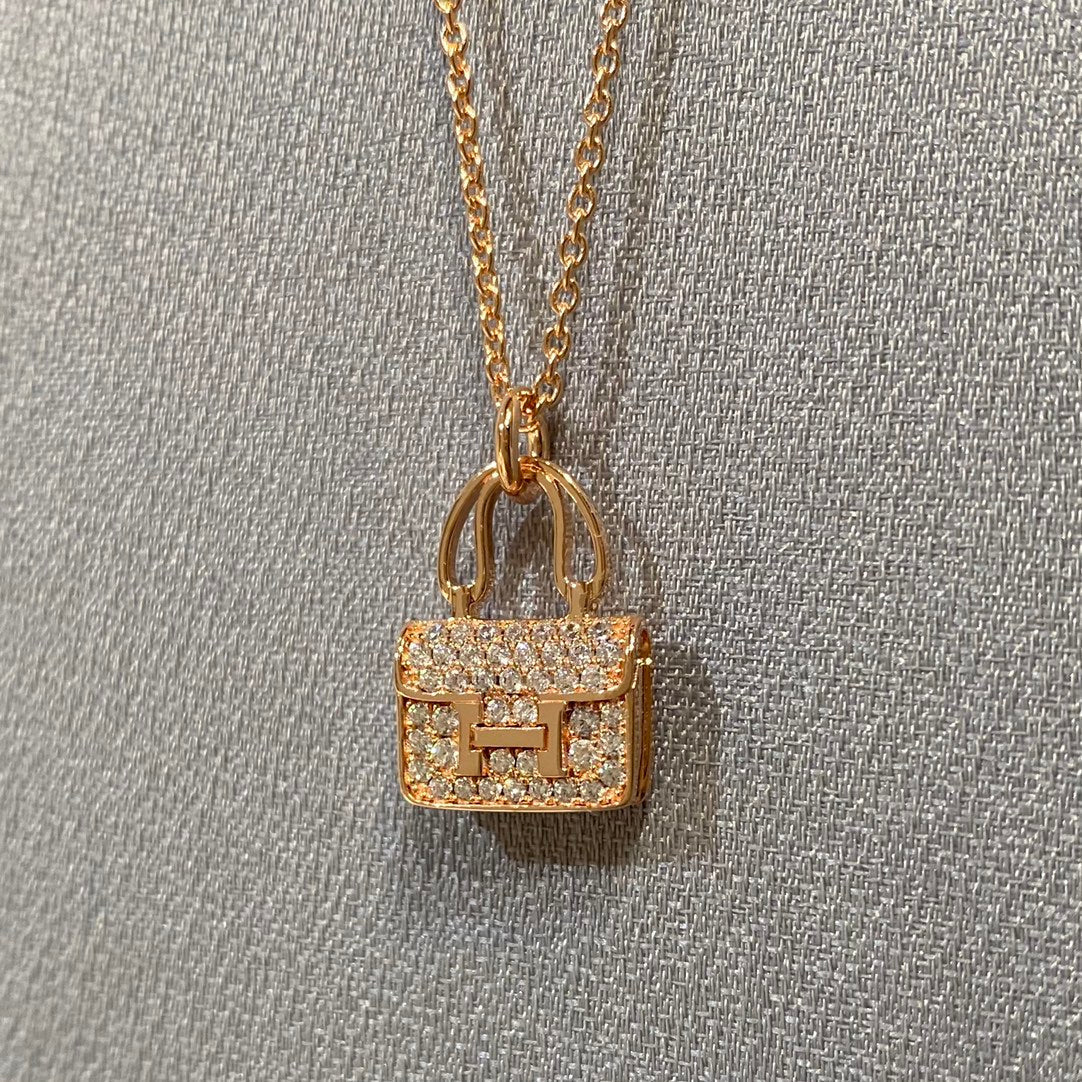 [Rose Jewelrys]CONSTANCE PEDANT DIAMOND NECKLACE