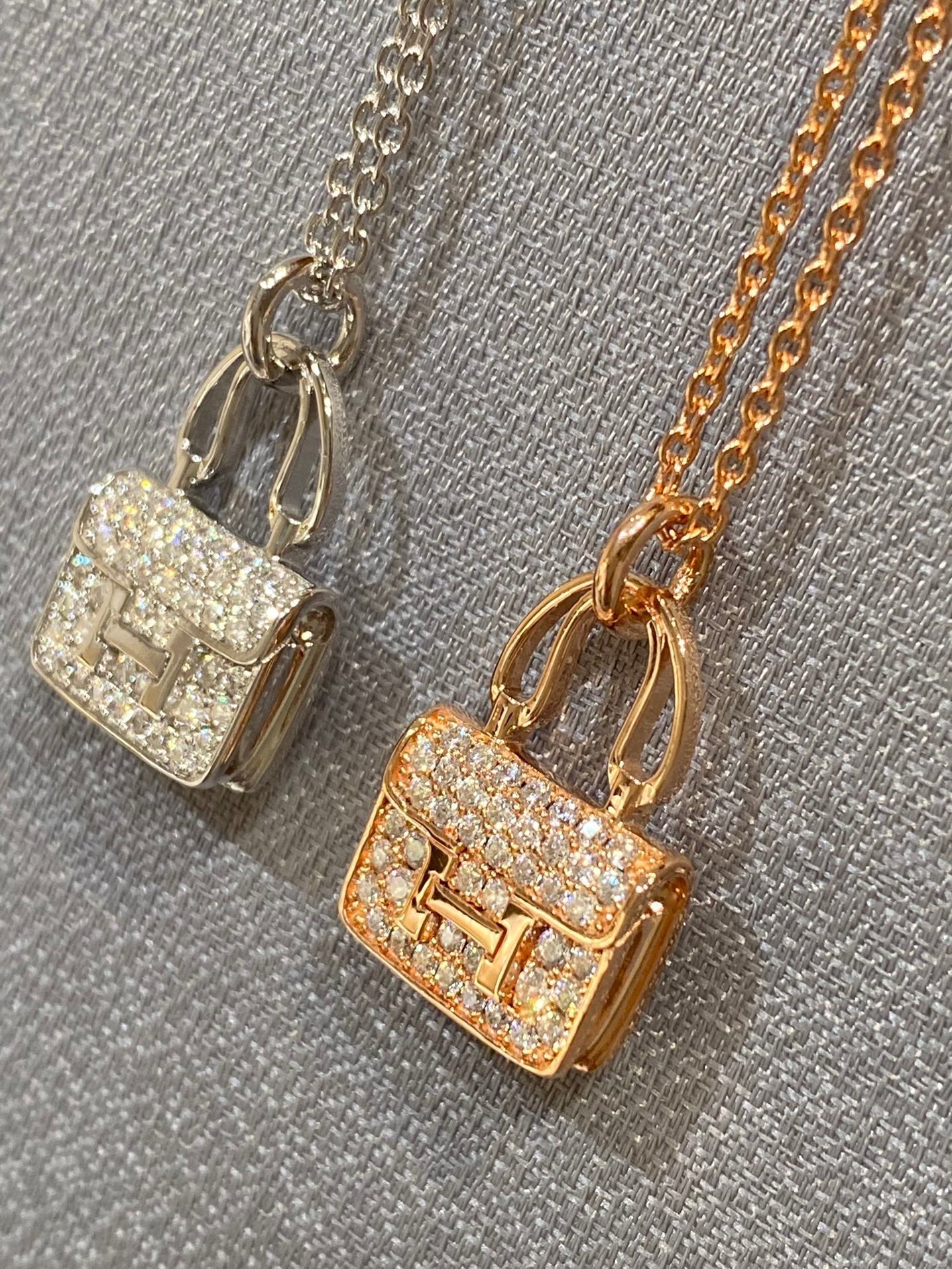[Rose Jewelrys]CONSTANCE PEDANT DIAMOND NECKLACE