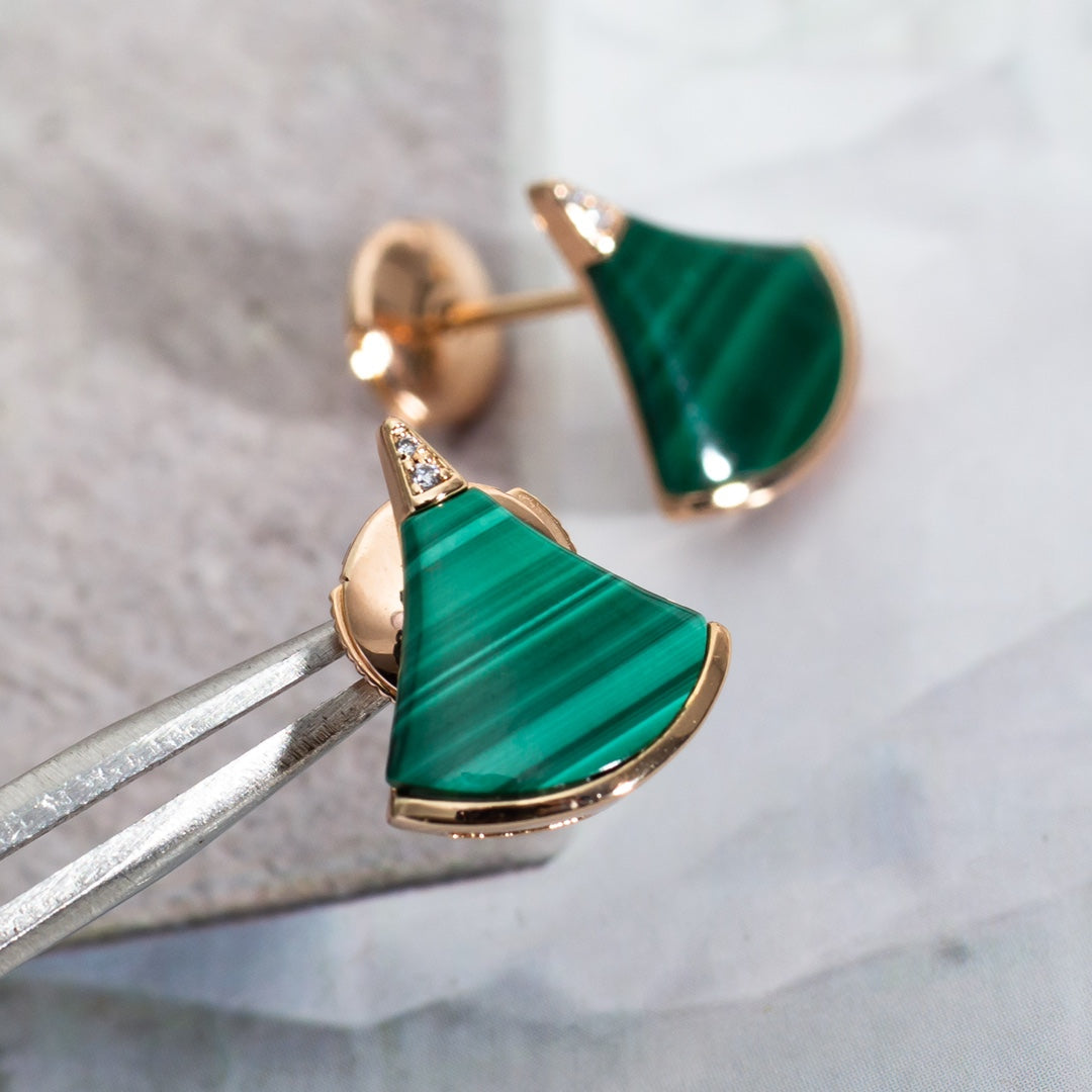 [Rose Jewelrys]DIVAS DREAM EARRINGS PINK GOLD