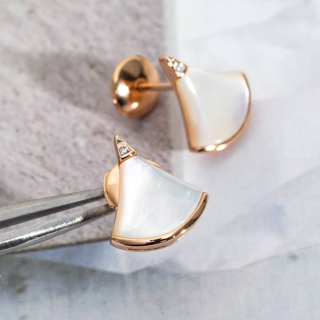 [Rose Jewelrys]DIVAS DREAM EARRINGS PINK GOLD