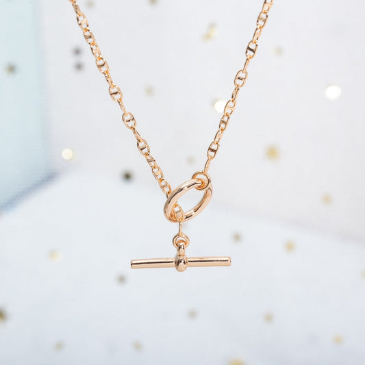 [Rose Jewelrys]ECHAPPEE NECKLACE PINK GOLD