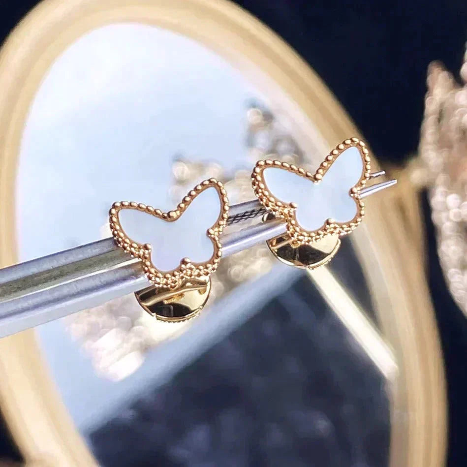 [Rose Jewelrys]SWEET BUTTERFLY MOP EARSTUDS