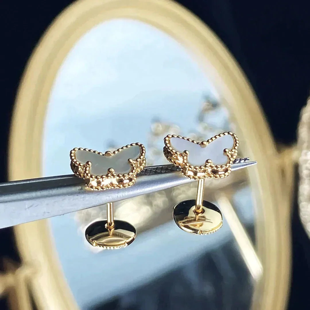 [Rose Jewelrys]SWEET BUTTERFLY MOP EARSTUDS