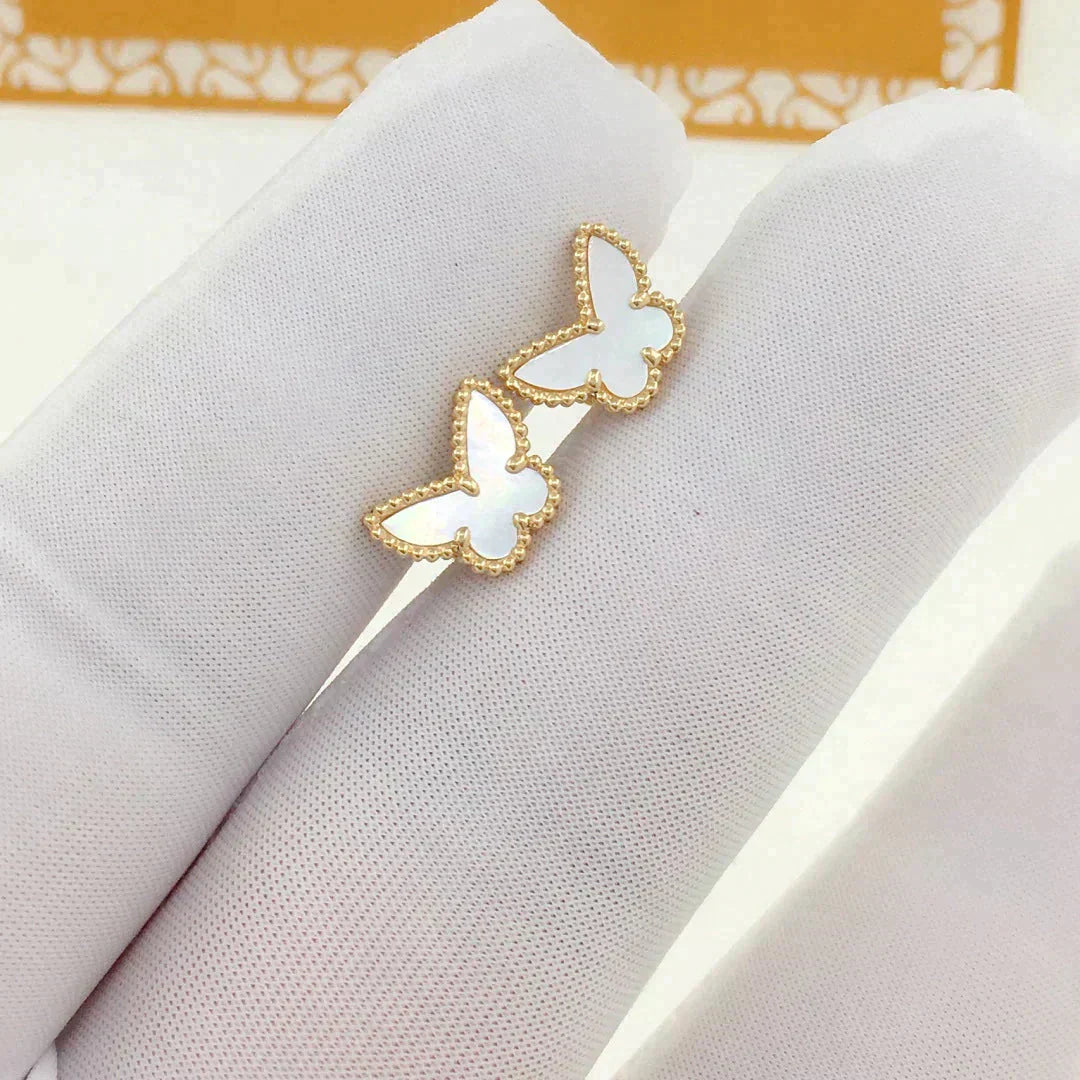 [Rose Jewelrys]SWEET BUTTERFLY MOP EARSTUDS