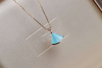 [Rose Jewelrys]DREAM NECKLACE TURQUOISE PINK GOLD