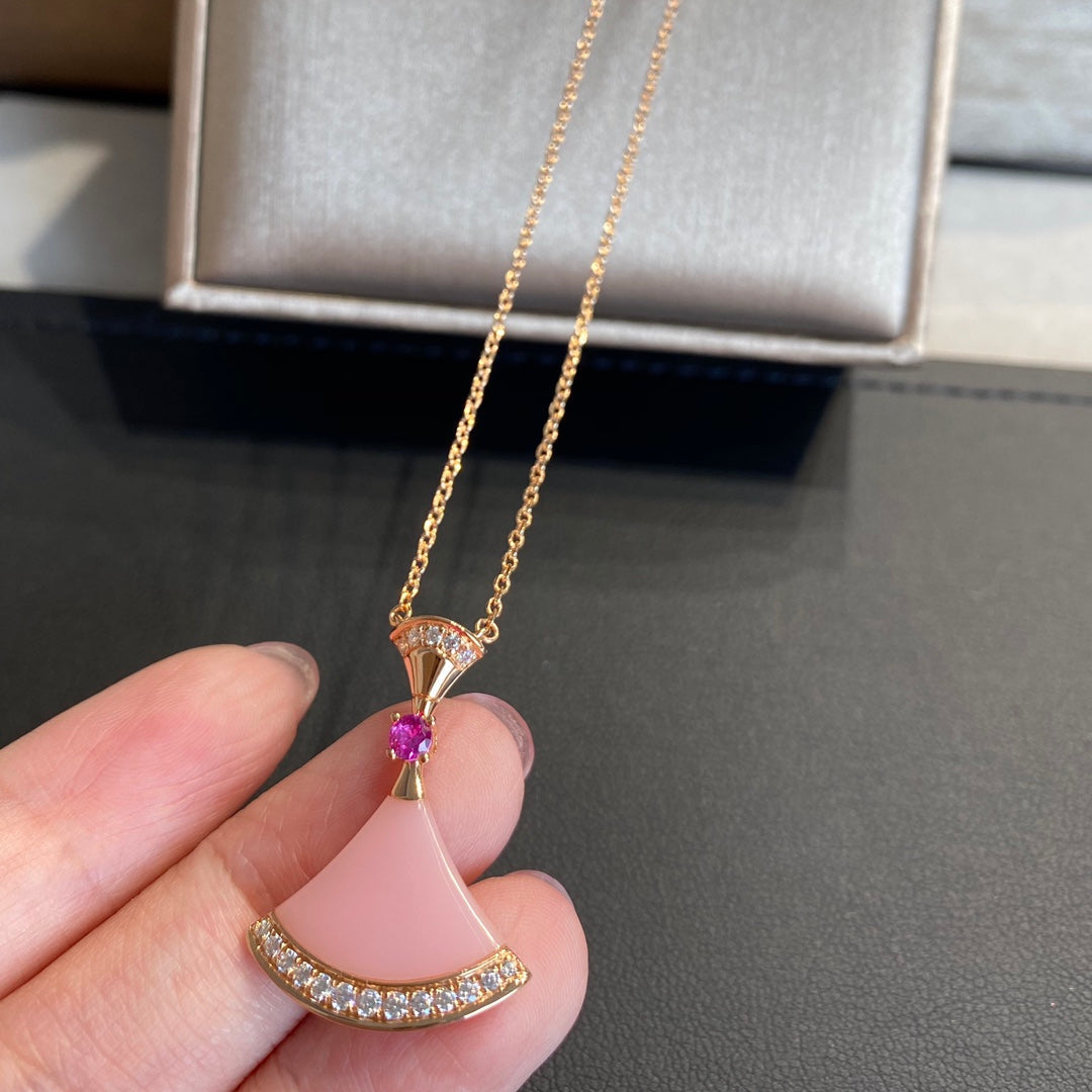 [Rose Jewelrys]DREAM NECKLACE PINK OPAL