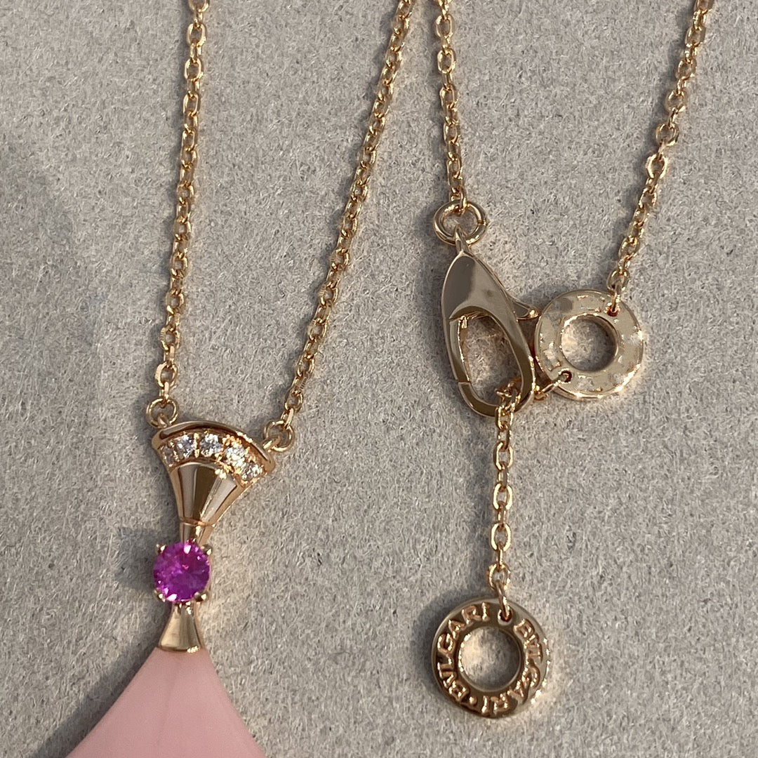 [Rose Jewelrys]DREAM NECKLACE PINK OPAL