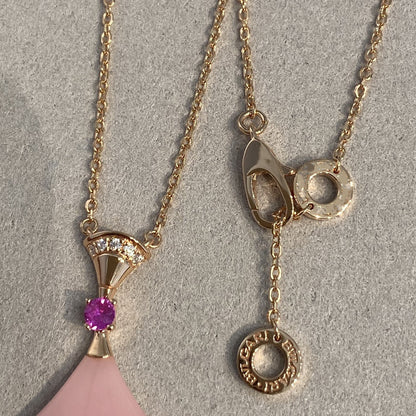 [Rose Jewelrys]DREAM NECKLACE PINK OPAL