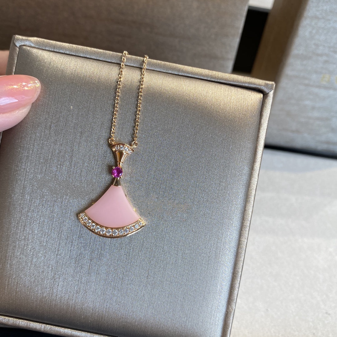 [Rose Jewelrys]DREAM NECKLACE PINK OPAL