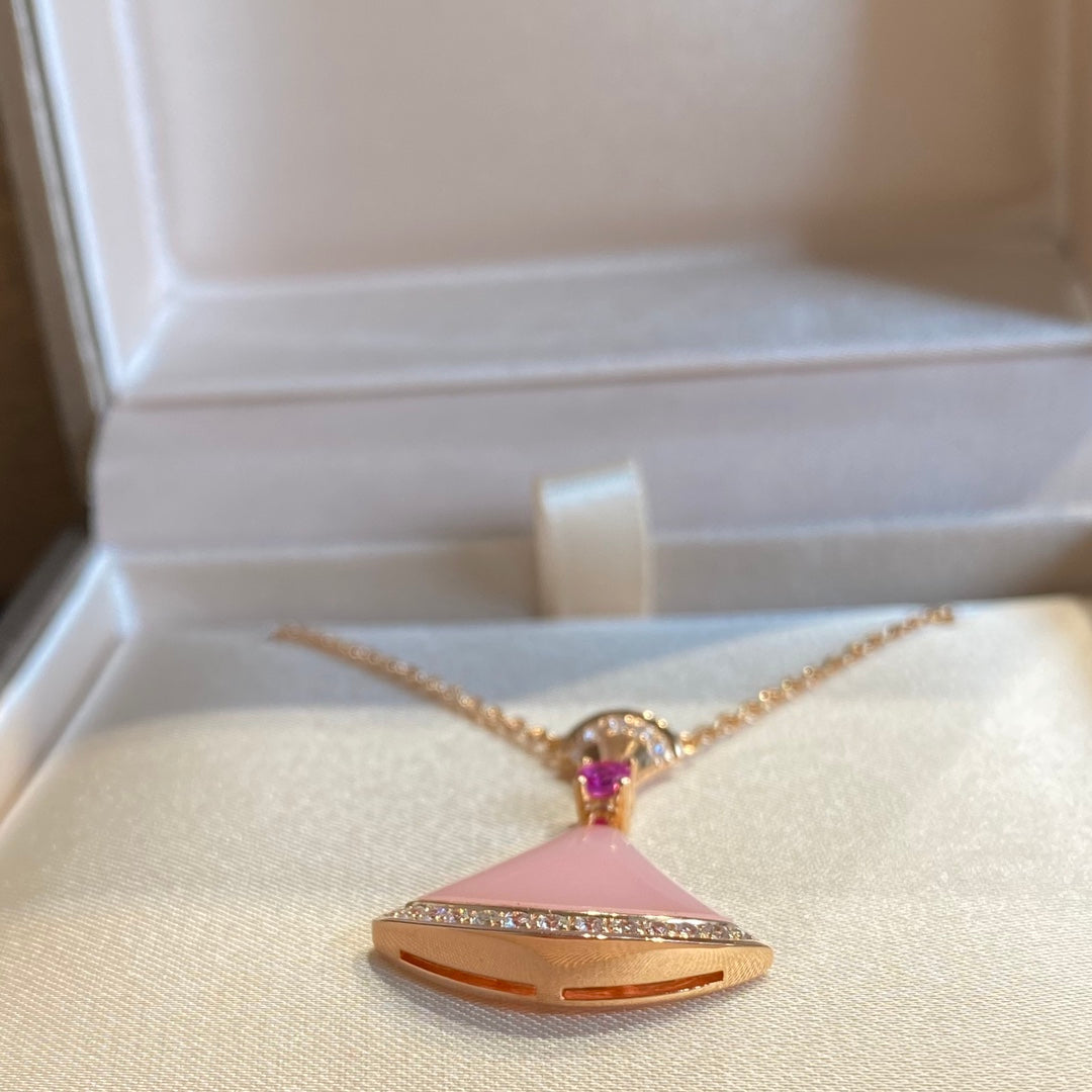 [Rose Jewelrys]DREAM NECKLACE PINK OPAL