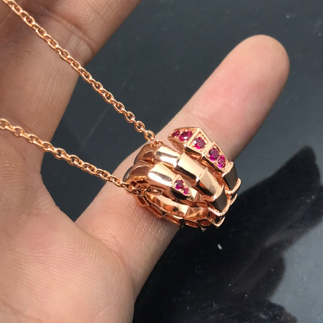 [Rose Jewelrys]SERPENTI PEDANT NECKLACE