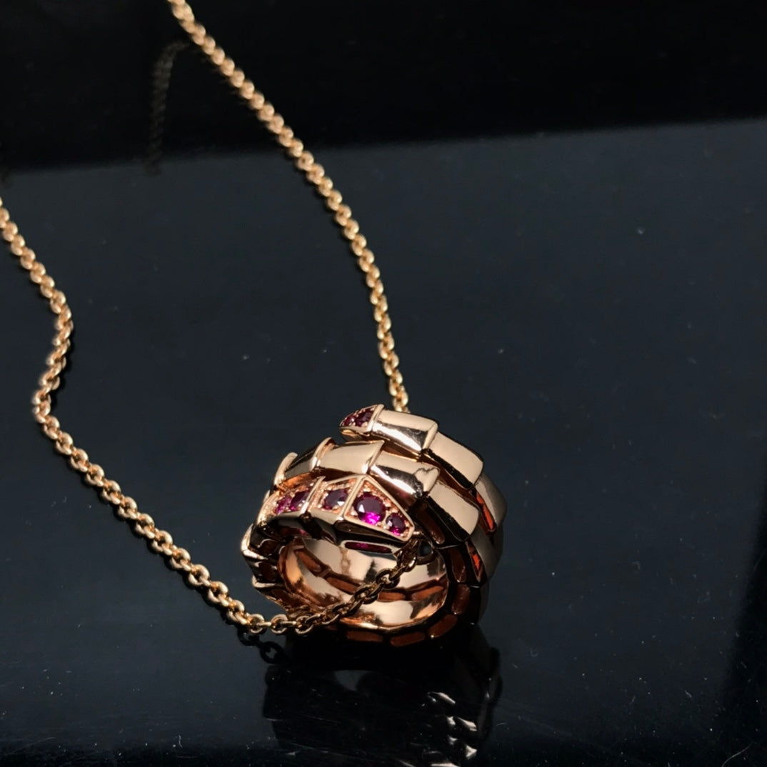 [Rose Jewelrys]SERPENTI PEDANT NECKLACE