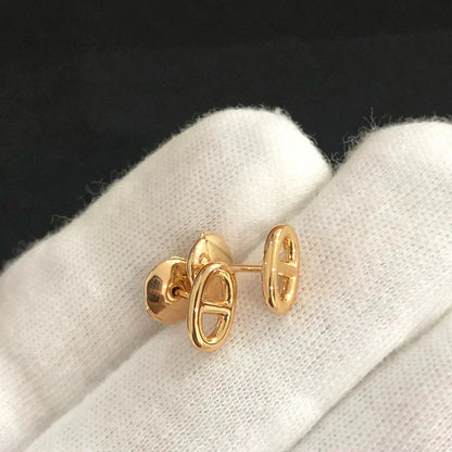 [Rose Jewelrys]CHAINE SMALL EARRINGS GOLD AND SILVER