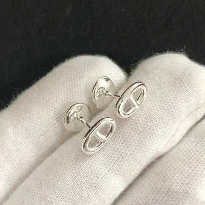 [Rose Jewelrys]CHAINE SMALL EARRINGS GOLD AND SILVER