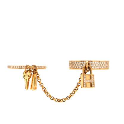 [Rose Jewelrys]HM KELLY CLOCHETTE DOUBLE RING IN  WITH DIAMONDS
