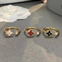 [🌹Rose💎]STAR 1 DIAMOND OPEN RING