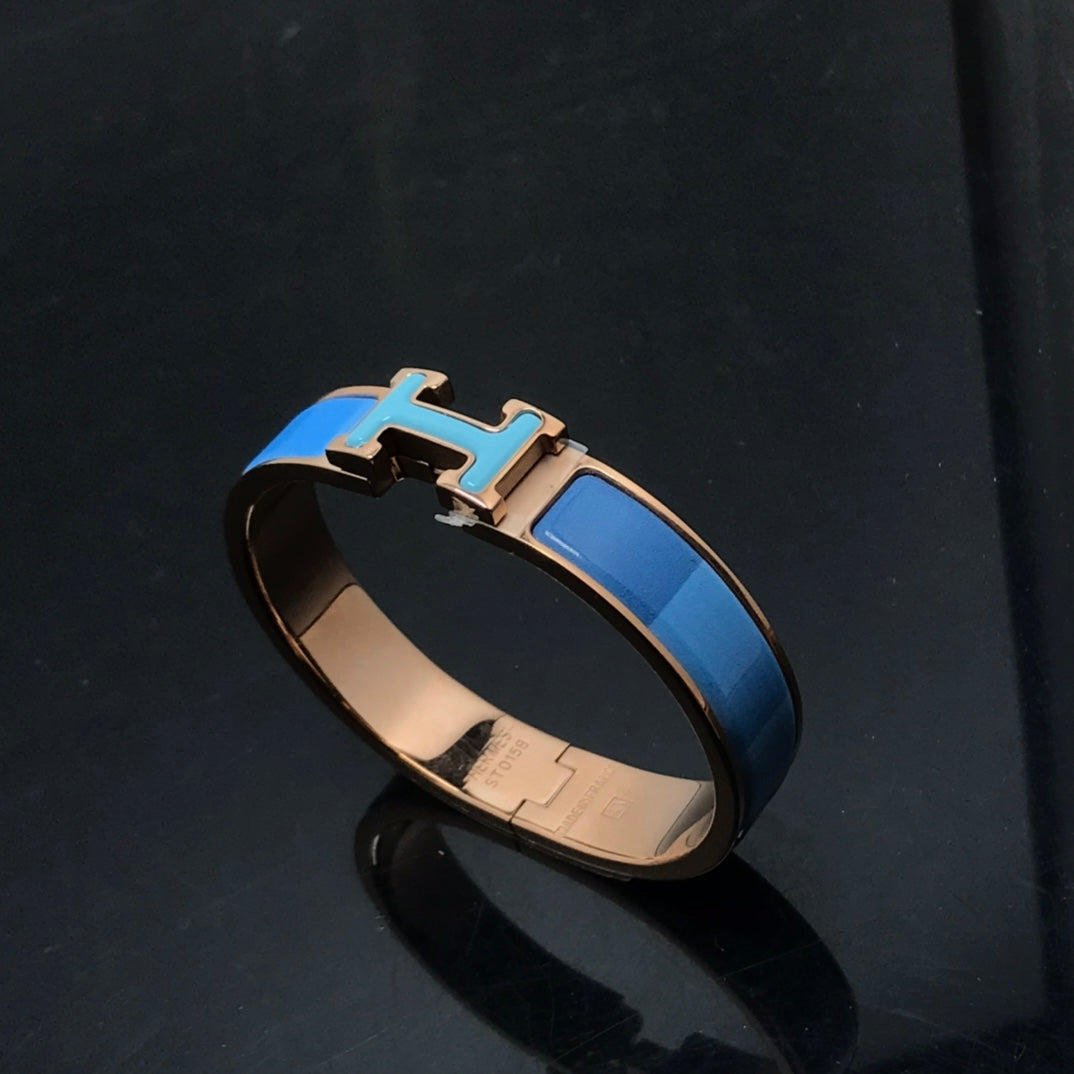 [Rose Jewelrys]H BRACELET BLUE RAINBOW CERAMIC
