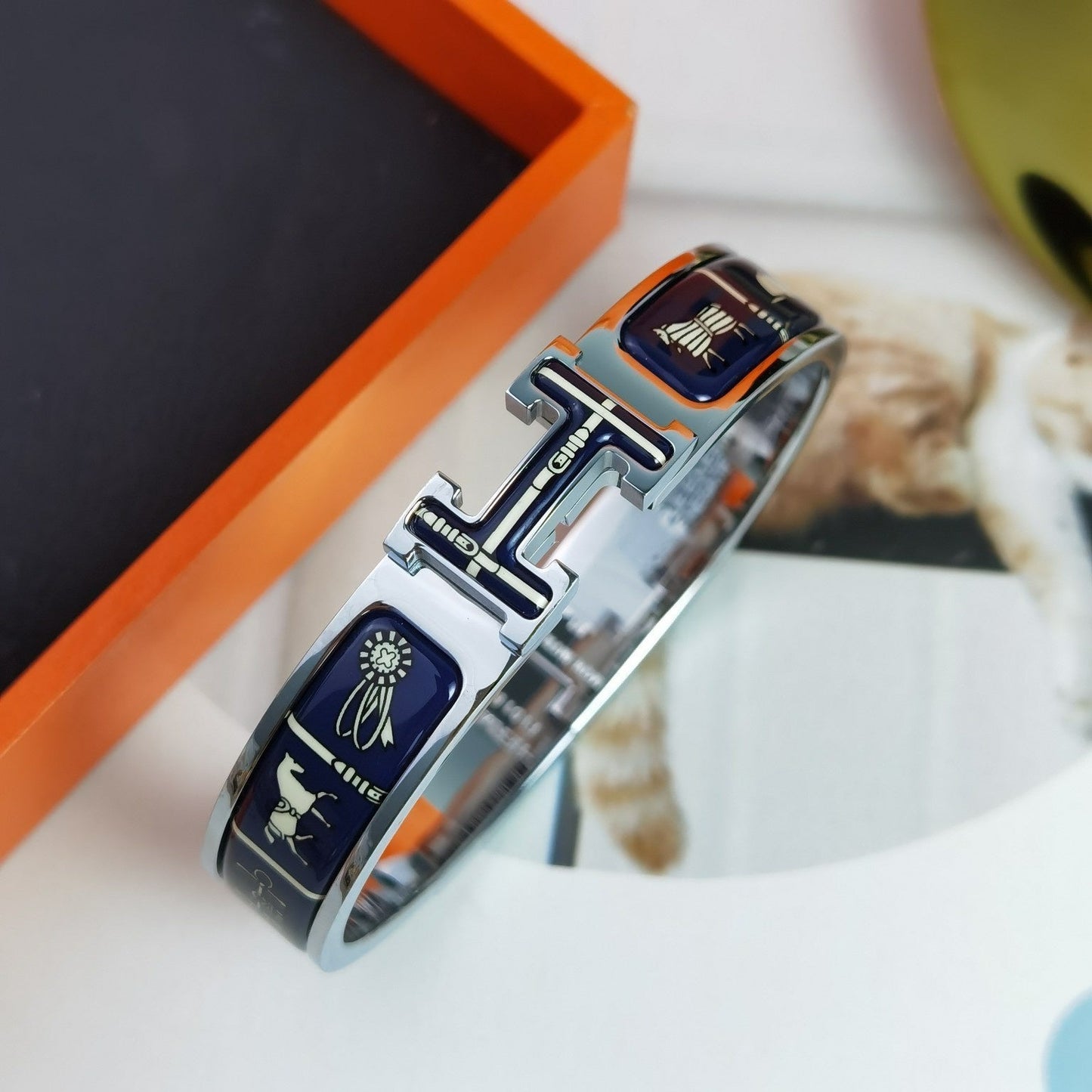 [Rose Jewelrys]H COUVERTURES DARK BLUE BRACELET