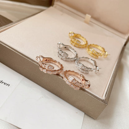 [Rose Jewelrys]SERPENTI EARRINGS DIAMOND