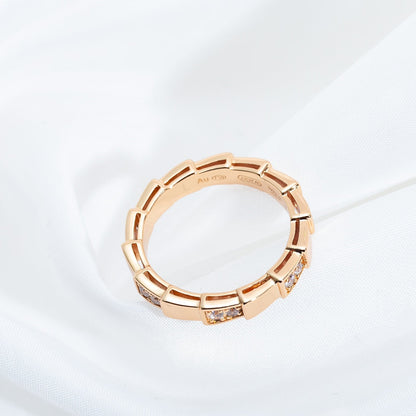 [Rose Jewelrys]SERPENTI RING PINK GOLD  3MM