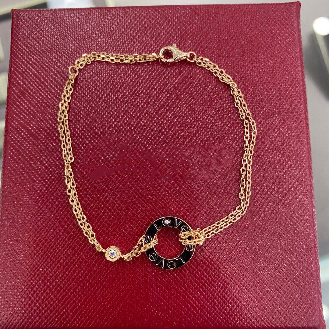 [Rose Jewelrys]LOVE BRACELET 2 DIAMOND