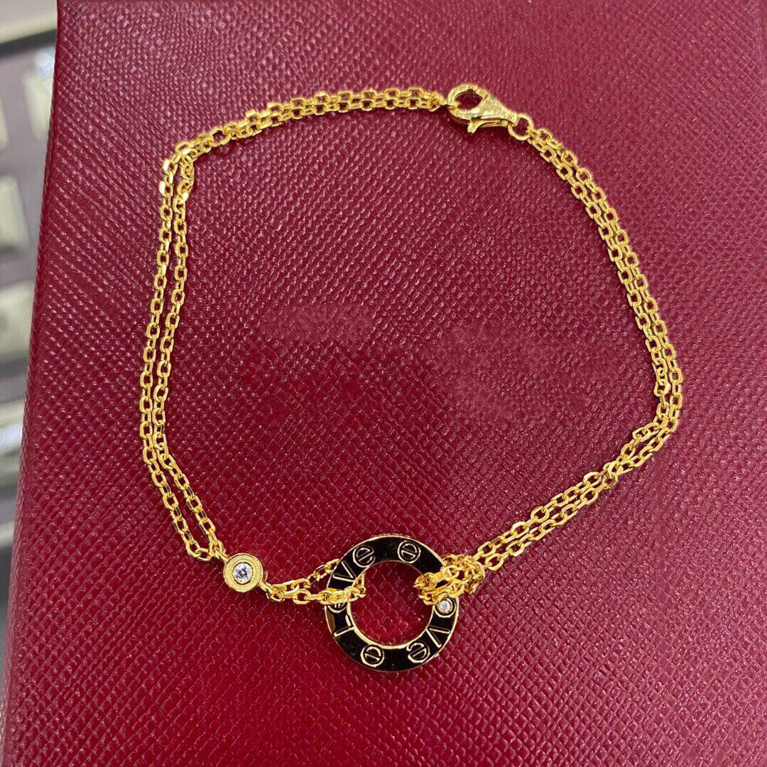 [Rose Jewelrys]LOVE BRACELET 2 DIAMOND