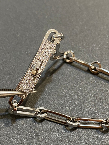 [Rose Jewelrys]CHAINE BRACELET SMALL MODEL DIAMOND