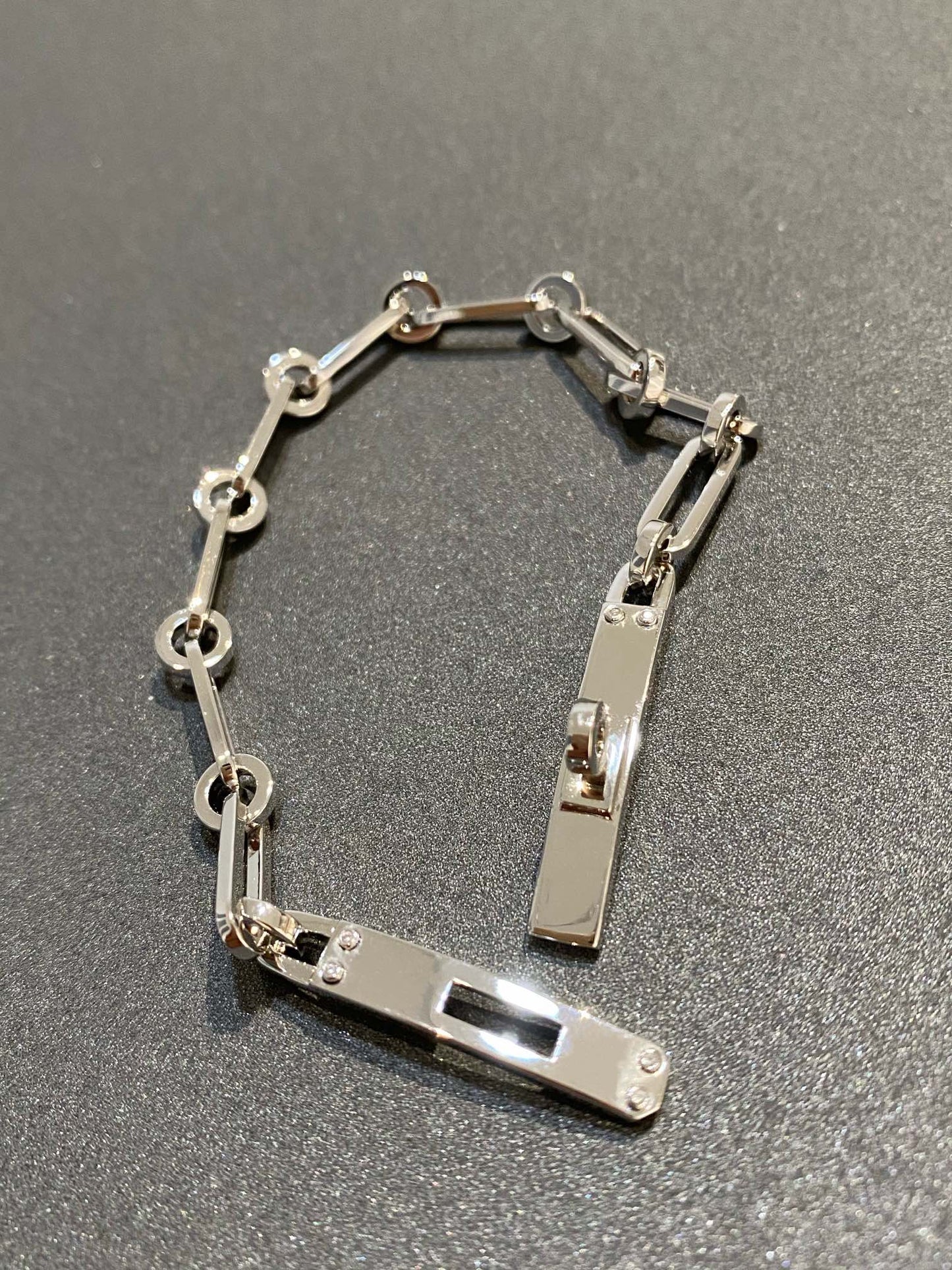 [Rose Jewelrys]CHAINE BRACELET SMALL MODEL DIAMOND
