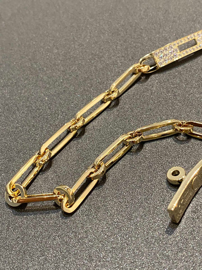 []CHAINE BRACELET SMALL MODEL DIAMOND