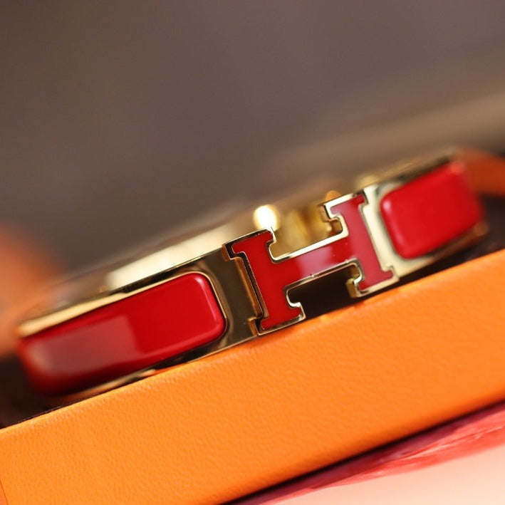 [Rose Jewelrys]H BRACELET 12MM GOLD