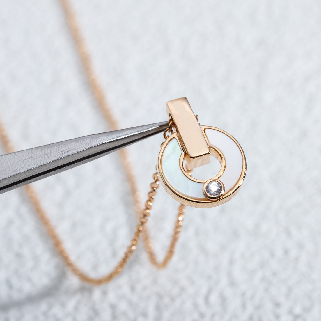 []GARI NECKLACE PINK GOLD MOP