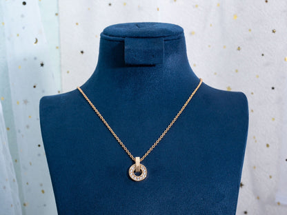 []GARI NECKLACE PINK GOLD DIAMOND