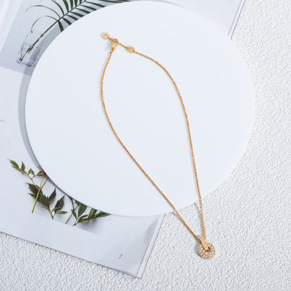 []GARI NECKLACE PINK GOLD DIAMOND