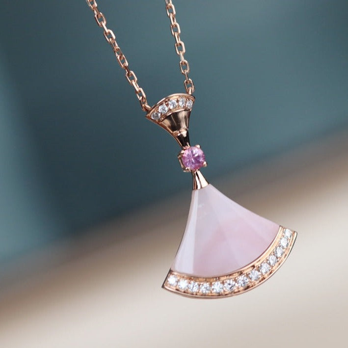[Rose Jewelrys]DREAM NECKLACE PINK MOP DIAMOND