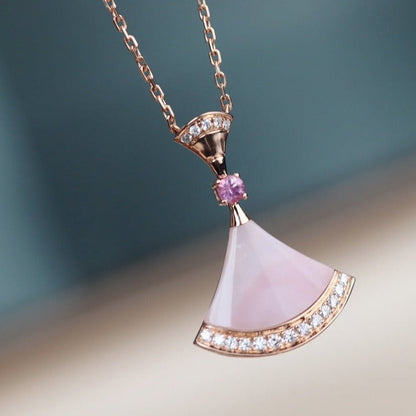 []DREAM NECKLACE PINK MOP DIAMOND