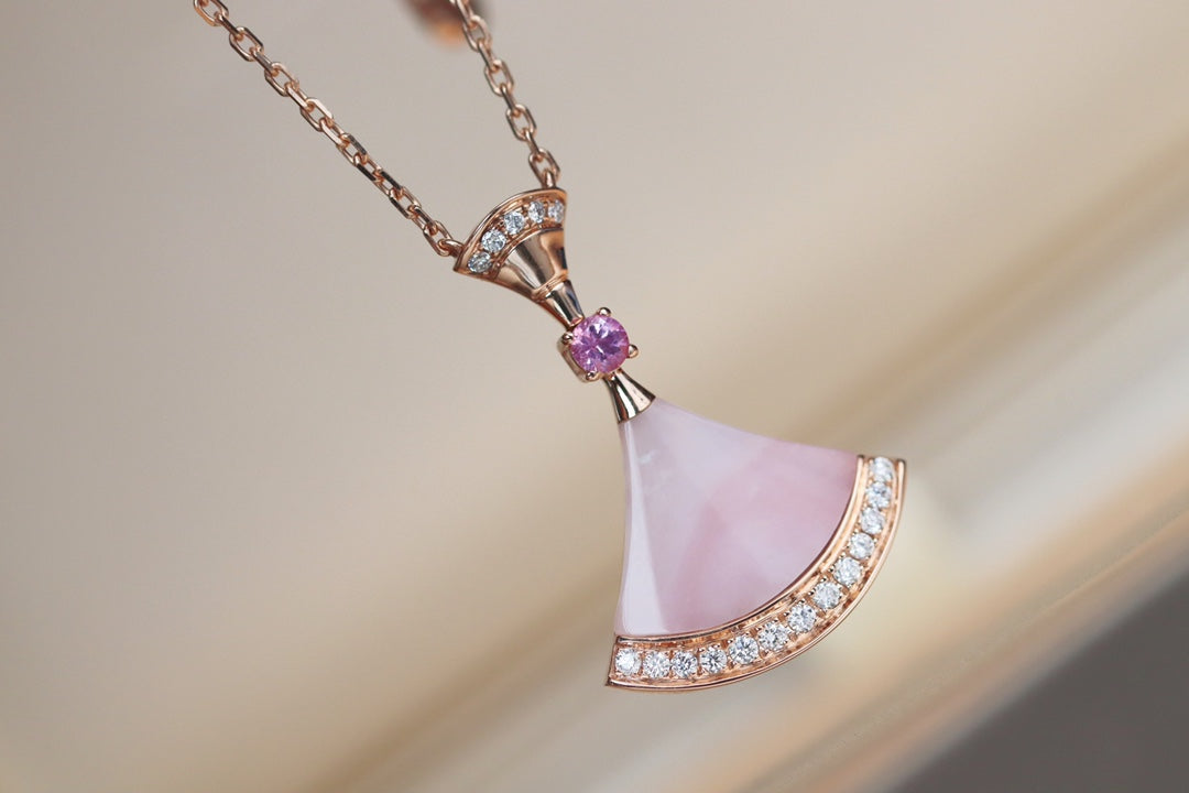 [Rose Jewelrys]DREAM NECKLACE PINK MOP DIAMOND