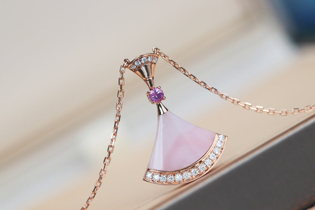 [Rose Jewelrys]DREAM NECKLACE PINK MOP DIAMOND