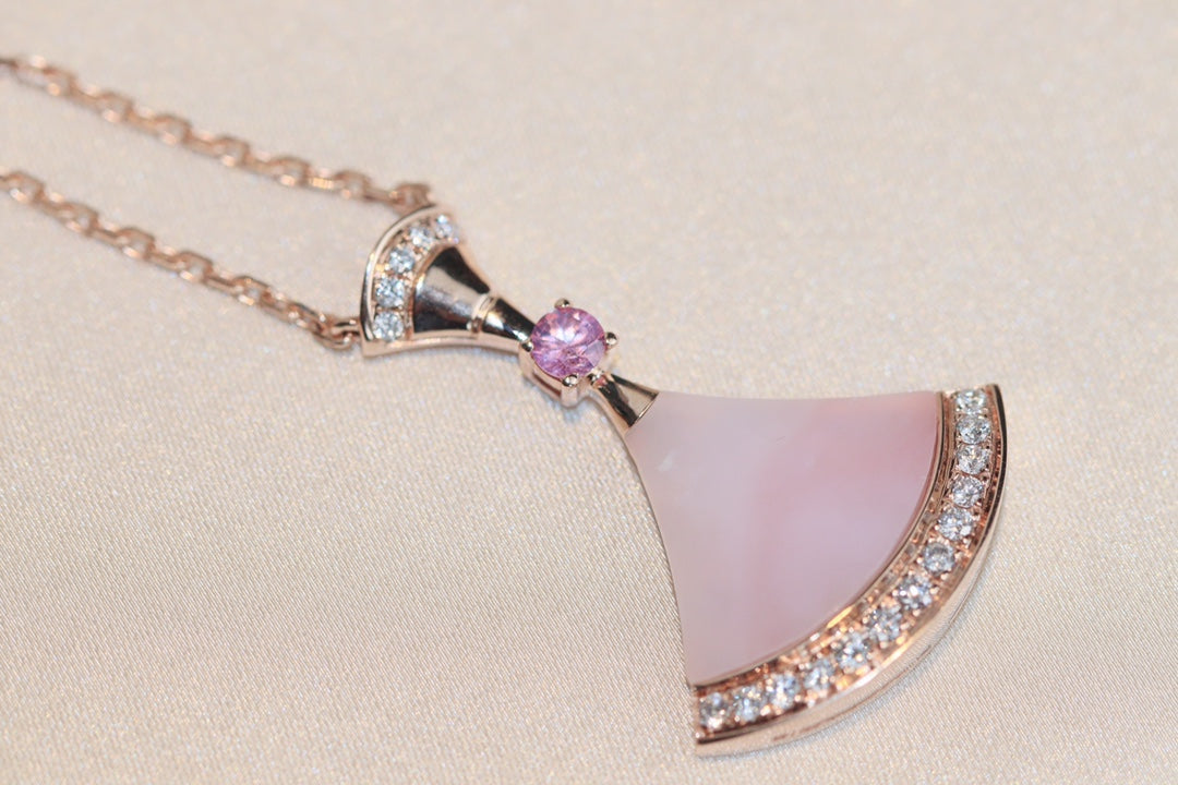 [Rose Jewelrys]DREAM NECKLACE PINK MOP DIAMOND